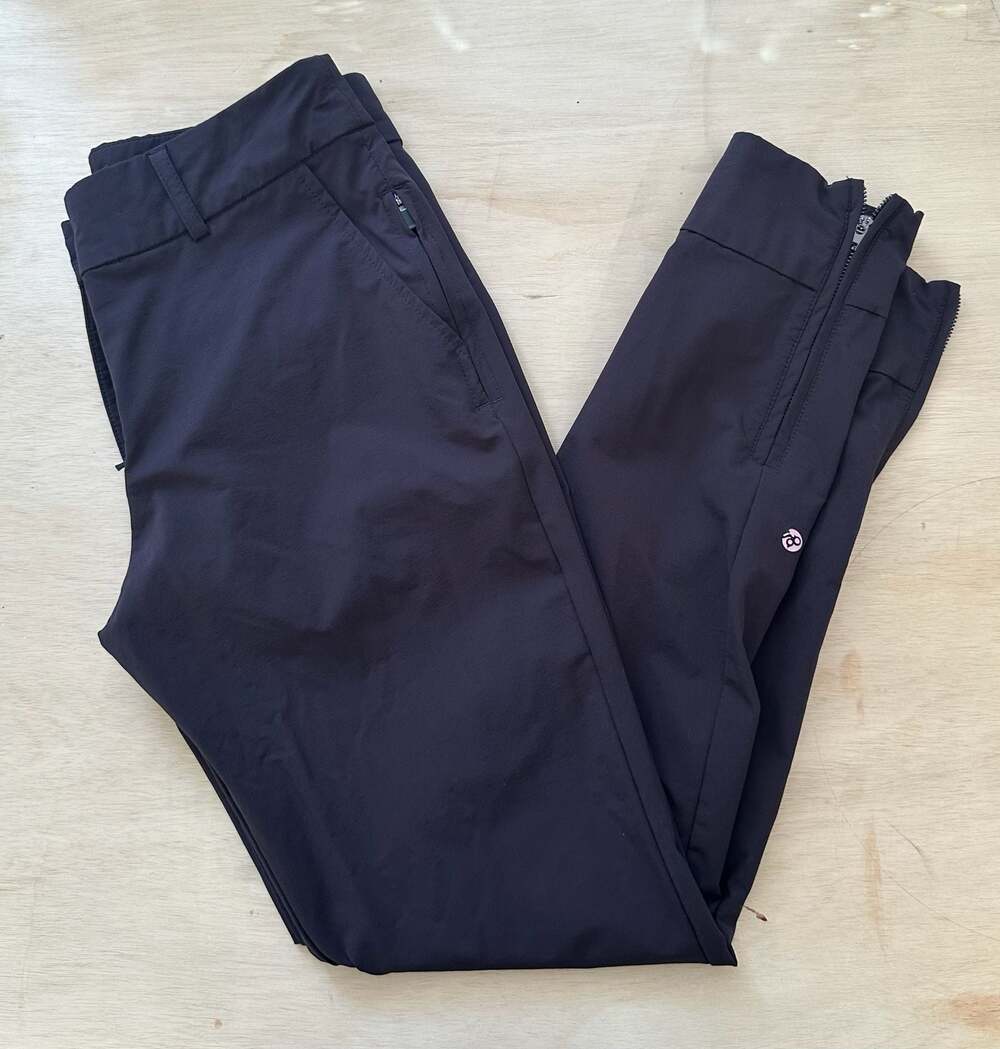 abendroth Women's Black Hiking Pants Size 4 - Missing Belt Loop